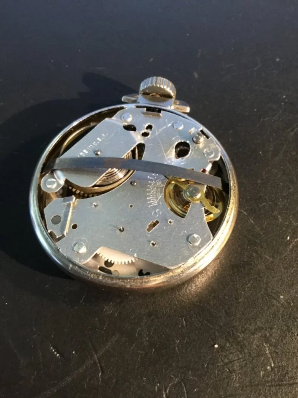 Westclox Pocket Watch bulleye==parts only==nonworking